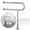 Satin Nickel-24 Inch-1, variant on Toilet Safety Frame Black 24 Inch 1 Count Bathroom Support Rail