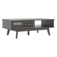 thumbnail image 3 of SAFAVIEH Rori Mid-Century Solid 2 Shelf Coffee Table, Distressed Black, 3 of 13