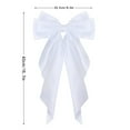 thumbnail image 2 of Barrettes Cute Big Bowknot Fashion Women Hairpin Clip Ribbon Hair Hairclip Satin Bow Headband, 2 of 5