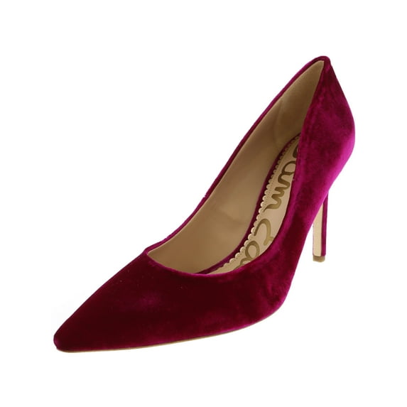 Sam Edelman Women's Hazel Neon Pink Velvet Ankle-High Pump - 8M