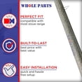 thumbnail image 5 of Whole Parts Range/Oven Door Seal Gasket (Including 29 Mounting Clips) Part# 00491569 - Replacement & Compatible with Some Bosch and Thermador Ranges or Ovens, 5 of 6