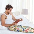thumbnail image 5 of Hirioo Famous Places for Men's PJ Pajama Pants Sleep Pants Men's Home Trousers with Pockets,S-3XL-Small, 5 of 6