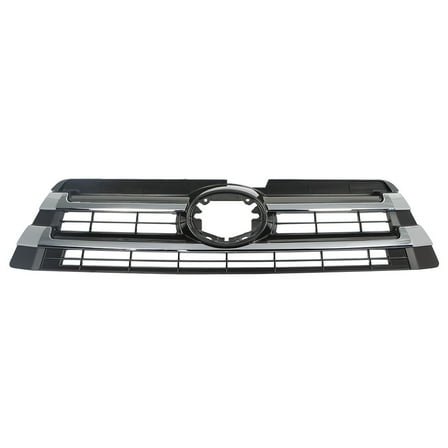 Fit for Toyota Highlander 2017-2019 Front Upper Grille Chrome / Black Grill