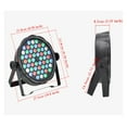 thumbnail image 2 of Loomza LED Par RGBW Stage Light DMX512 For Disco DJ Party Decoration, 2 of 7