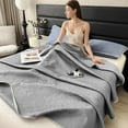 thumbnail image 2 of 50% off Clearance! InsCrazy Cooling Blanket Queen Size Soft Lightweight Blanket for All Seasons, 2 of 7