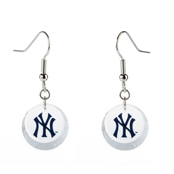 New York Yankees Swarovski Pick Off Earrings
