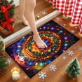 thumbnail image 4 of Grrvtrz Christmas Carpet Entrance Door Mat Household Absorbent Nonslip Foot Mat Dirt Proof Mat Bathroom Nonslip Mat Size 15.7x23.6 Inch,Holiday Products,Christmas Decorations, 4 of 6