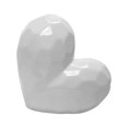 thumbnail image 1 of Sagebrook Home White Ceramic Heart, 11", 1 of 1