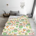 thumbnail image 4 of Frog Face Blanket Bakery Reptile Animal Frog Sweet Dessert Banana Ice Cream, 4 of 6
