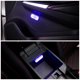 thumbnail image 5 of Speravity Paquete de 2 luces de decoración de automóviles de plástico Interior 6 LED con pilas sellado a prueba de polvo 5V 120mA lámpara con Sensor Bombillas para automóviles Azul hielo Speravity VI015340-01B, 5 of 6