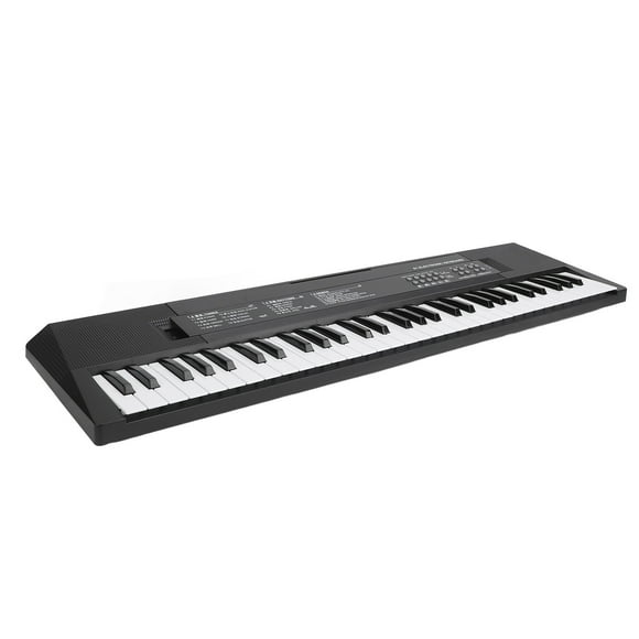 Piano de Teclado, 61 Tecla 5 Ritmos Ritmos Ritmos Electric Piano Keyboard Recording USB de PlásTiCO ALIMENTAD