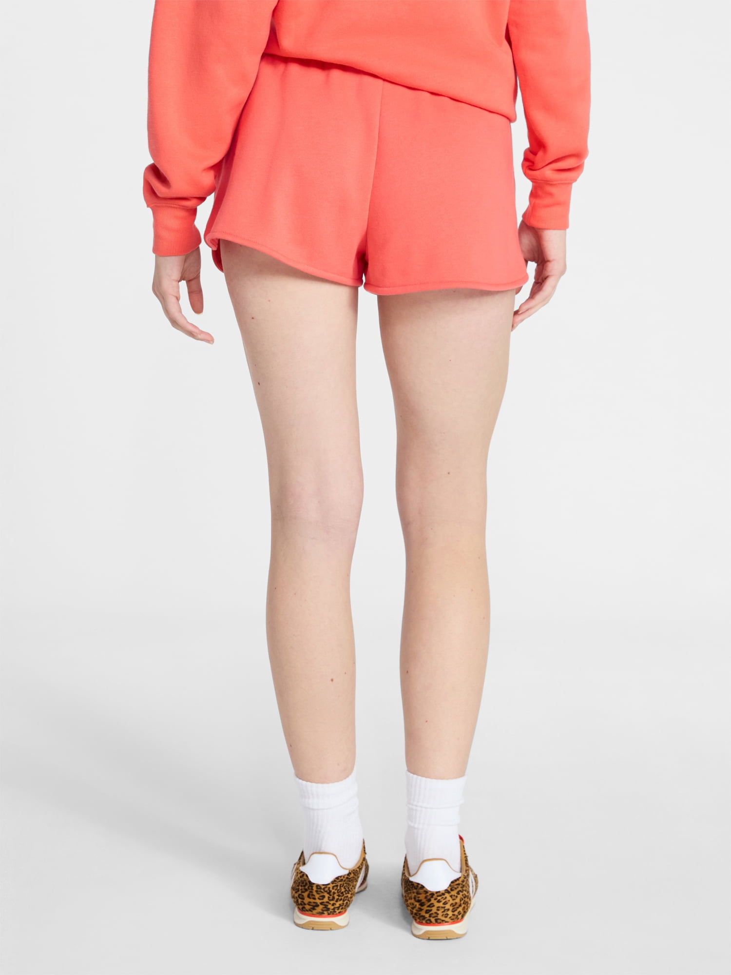 No Boundaries Fleece Dolphin Shorts, 2" Inseam, Women’s XXS-XXL