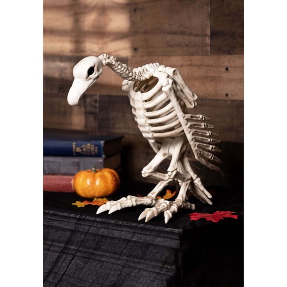 Seasons USA Vulture Skeleton Halloween Decoration - 10 in x 17 in x 5 in