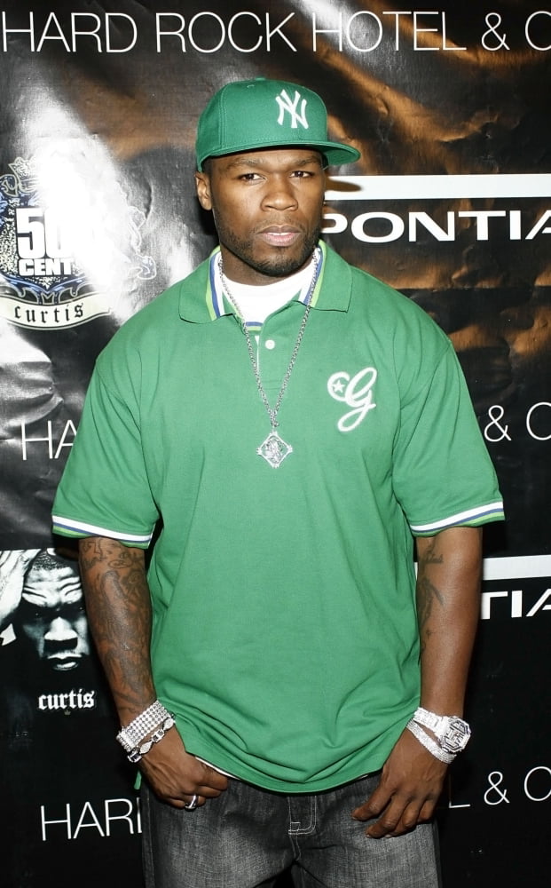 50 Cent At Arrivals For 50 Cent Concert On The Pontiac Garage, Hard ...
