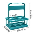 thumbnail image 3 of Savings Kcavykas Portable Plastic Beer Basket Beverage Bottle Holder Rack for Sports Picnic Party Outdoor Drink Organizer Today’s Must-Have Bargains, 3 of 7