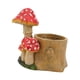 thumbnail image 5 of Maceta de resina con forma de hongo, maceta para plantas, maceta para mesa, adorno de 10,5 x 7,6 x 9,2 pulgadas para amantes de las plantas, regalos, 5 of 8
