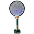 thumbnail image 1 of Electric Fly Swatter - Bug Zapper Racket for Mosquitoes and More - Battery Operated Handheld Device - Harmless to Humans - Outdoor Use, 1 of 5