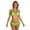 Green, variant on Bikini Set for Women Two Piece Swimsuits Sexy Triangle Top & Thong Set V Neck Low Rise Swimwear Adjustable Spaghetti Straps Bikini Set for Outdoor Pool Beach