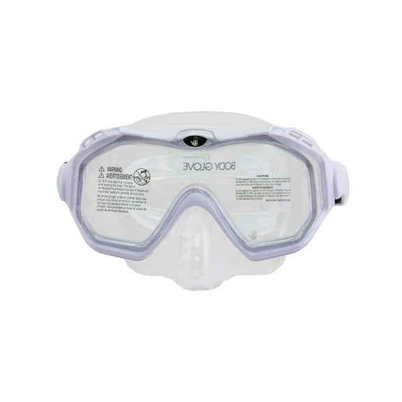 Body Glove Predator Adult Swimming Diving Snorkel Mask, White