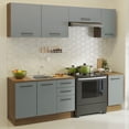 thumbnail image 1 of Cocina Integral Completa Modular Madesa Agata Con Pia 240cm MG, 1 of 5
