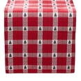 thumbnail image 2 of Elrene Home Fashions Sherwood Tree Dobby Cotton Table Runner, Red, 13" x 70", 2 of 3