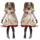 thumbnail image 2 of Disfraz de Halloween para niñas, vestido de Cosplay de vampiro para niños, boda, fantasma, novia, flor, bruja, muñeca vuovoide, disfraz de juego de rol, 2 of 4