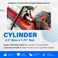 thumbnail image 2 of 4.5" Bore x 1.75" Rod Cylinder Hydraulic Log Splitter Cylinder Rebuild Seal Kit, 2 of 12