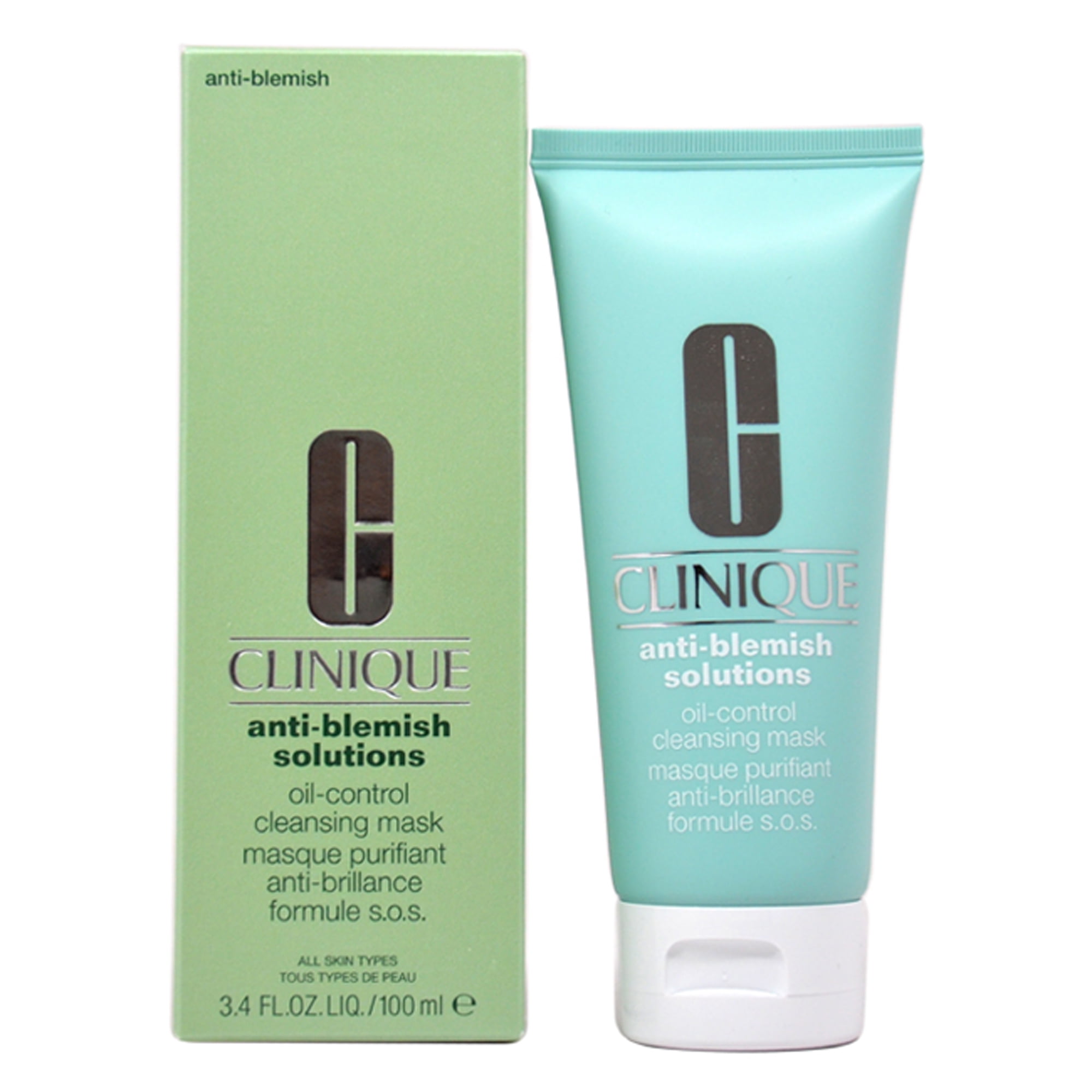 pedaal Steken Onbeleefd Anti-Blemish Solutions Oil-Control Cleansing Mask by Clinique for Unisex -  100 ml Acne-Care - Walmart.com