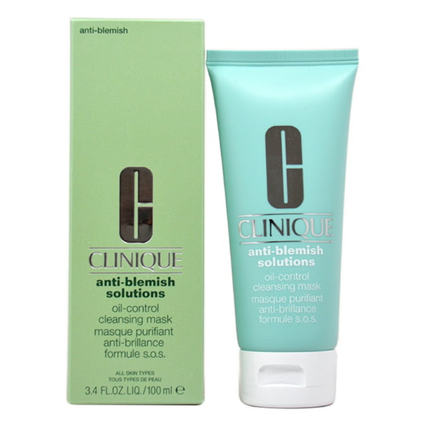Van toepassing zijn zacht Kent Anti-Blemish Solutions Oil-Control Cleansing Mask by Clinique for Unisex -  100 ml Acne-Care - Walmart.com
