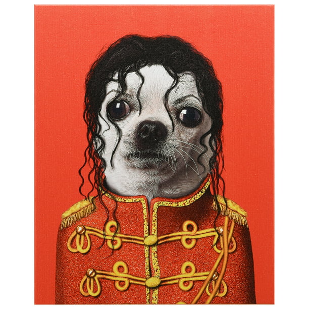 Empire Art Direct Pets Rock Pop Graphic Art on Wrapped Canvas Dog Wall Art