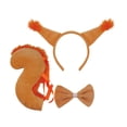 thumbnail image 3 of Disfraz de Halloween perfecl vestido elegante diadema Naranja sin guante, 3 of 8