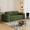 Green, variant on Eyisean 78.8" W Corduroy Boneless Couch, 3-Seater Compression Sofa with Deep Seat, No Assembly Required, Comfy Loveseat Sofa with 2 Pillows, Sofa Couches for Living Room/Apartment