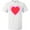 AA-White, variant on Inktastic Valentine Red Heart with Dots T-Shirt