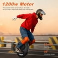 thumbnail image 4 of KINGSONG 16S PRO Electric Unicycle UL2272 50 Mile Range 16in Tire Self-Balancing 3800W Power, 4 of 14