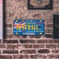 thumbnail image 3 of Placa de Metal Vintage Cgtredaw Letras Hierro Pintura Australia, 3 of 9
