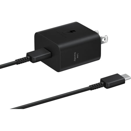 25W Wall Charger Power Adapter with 6 Feet Long Cable for Motorola Moto E7 Plus - Super Fast Charging Compact Design Energy Efficient - iOS and Android Compatible - Black