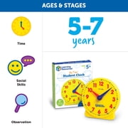 Learning Resources Big Time Student Clock, Teaching & Demonstration Clock Ages 5 and Up