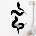 thumbnail image 1 of Espejo de luna creciente de serpiente negra, decoración de pared, decoración de pared estética bohemia, decoración del hogar Wdftyju Libre de BPA, 1 of 3