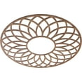 thumbnail image 2 of 36"OD x 12 1/4"ID x 3/8"T Cannes Wood Fretwork Pierced Ceiling Medallion, Walnut, 2 of 3