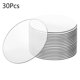 thumbnail image 1 of 30pcs 2inch Clear Acrylic Sheet Round Disc Transparent Water Resistant Panel Diy, 1 of 5