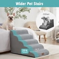 thumbnail image 2 of Dog Stairs for Small Dogs .” H Pet Step with Leakproof Cover High Density Foam Cat Ramp for Couch Sofa or Chair Lightweight Durable Comfort .x.x Step, 2 of 8