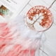 thumbnail image 3 of Atrapasueños con forma de árbol de la vida de cristal bohemio hecho a mano, atrapasueños de plumas, decoración del hogar para dormitorio, boda (rosa), 3 of 5