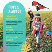 Omega 3 for Kids, GreenPeach Natural Fish Oil Dietary Supplement for Kids and Adults