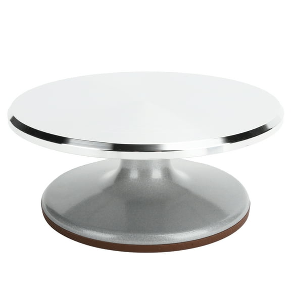 Rotating Turntable,9in Cake Turntable Aluminum Cake Turntable Cake Base Eco-Friendly Materials