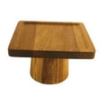 thumbnail image 1 of Soporte cuadrado de madera para exhibición de pasteles, bandeja para servir, accesorios, elevador para pasteles de la tarde 15 cm x 95 cm, 1 of 9