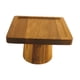 thumbnail image 1 of Soporte cuadrado de madera para exhibición de pasteles, altura 9,5 cm, soporte para tartas y frutas para dulces. 15 cm x 95 cm, 1 of 9