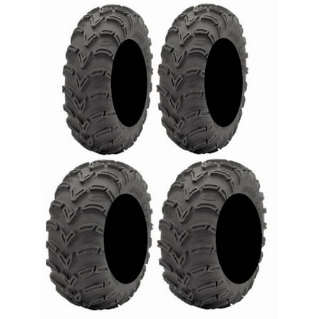 Full set of ITP Mud Lite (6ply) 25x8-12 and 25x10-12 ATV Tires (4)