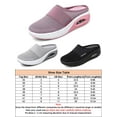 thumbnail image 2 of Daeful Walking Shoes Women Mules Clogs Air Cushion Mesh Wide Width Running Sneakers Summer Slides Slippers, 2 of 2