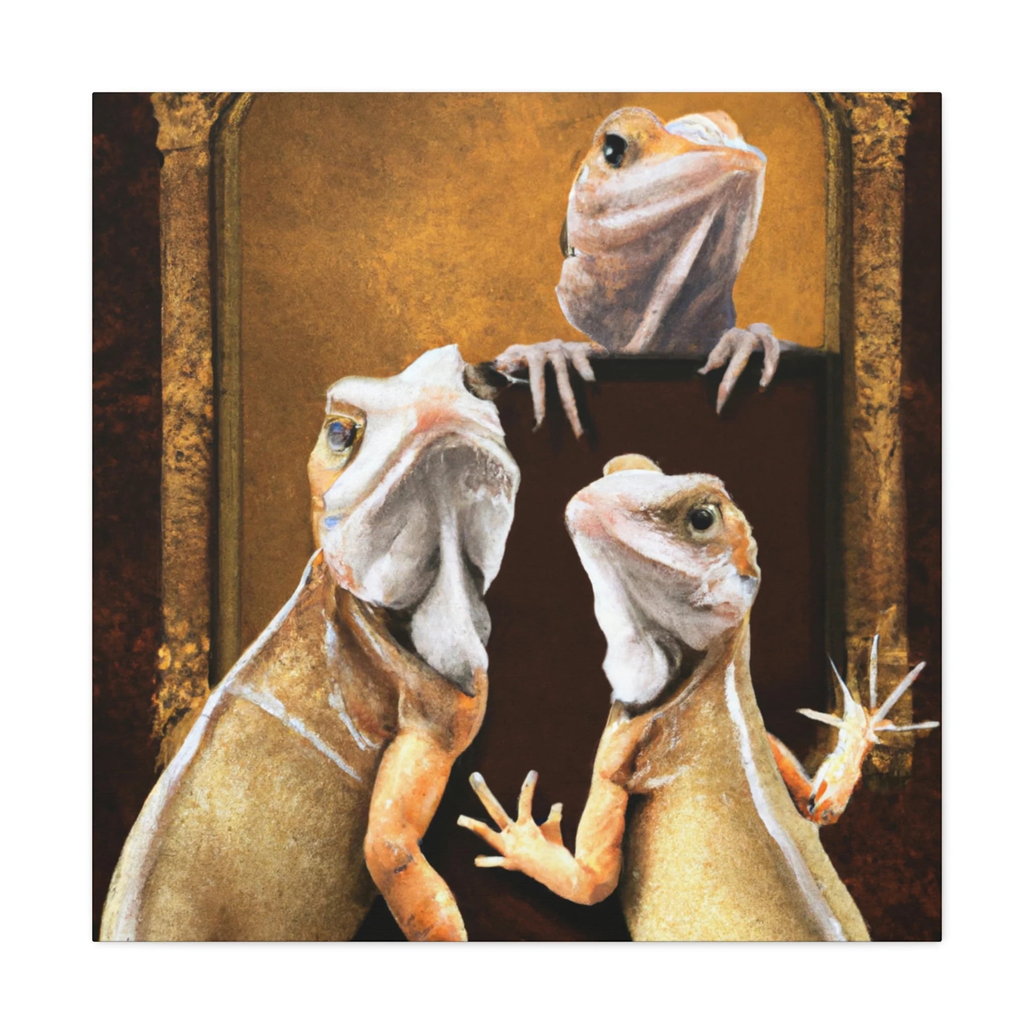 Lizard Regal Splendor - Canvas - Walmart.com