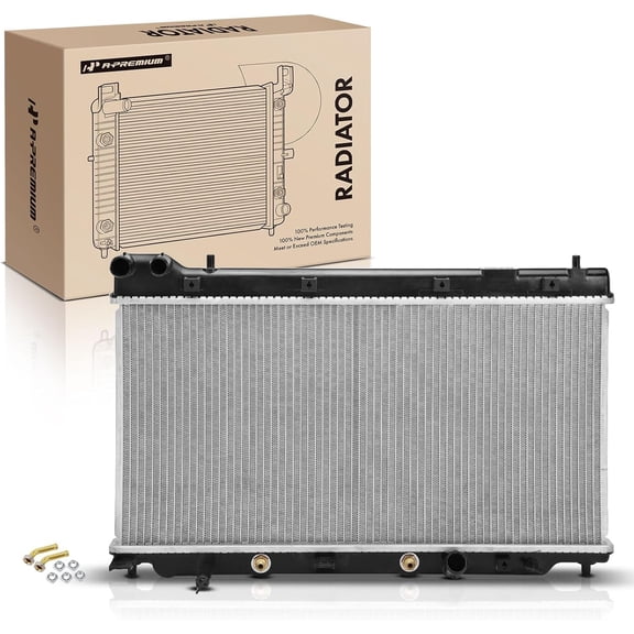 A-Premium Engine Coolant Radiator with Transmission Oil Cooler Compatible with Honda Fit 2007 2008 1.5L, Automatic Transmission, Replace# 19010RMEA51